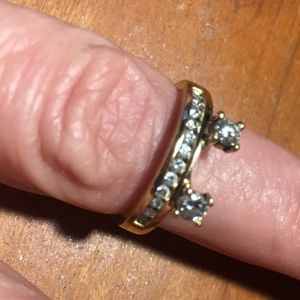 Diamond Ring Enhancer with diamond band.